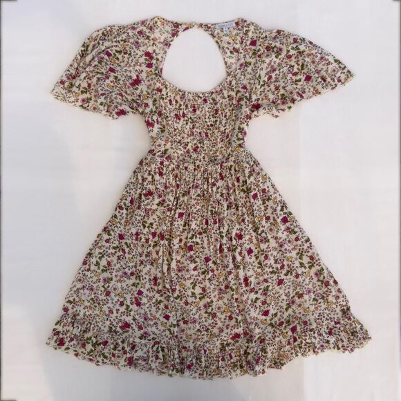 Patrons of Peace Dresses & Skirts - Patrons of Peace Flowy Floral Mini Dress Size M